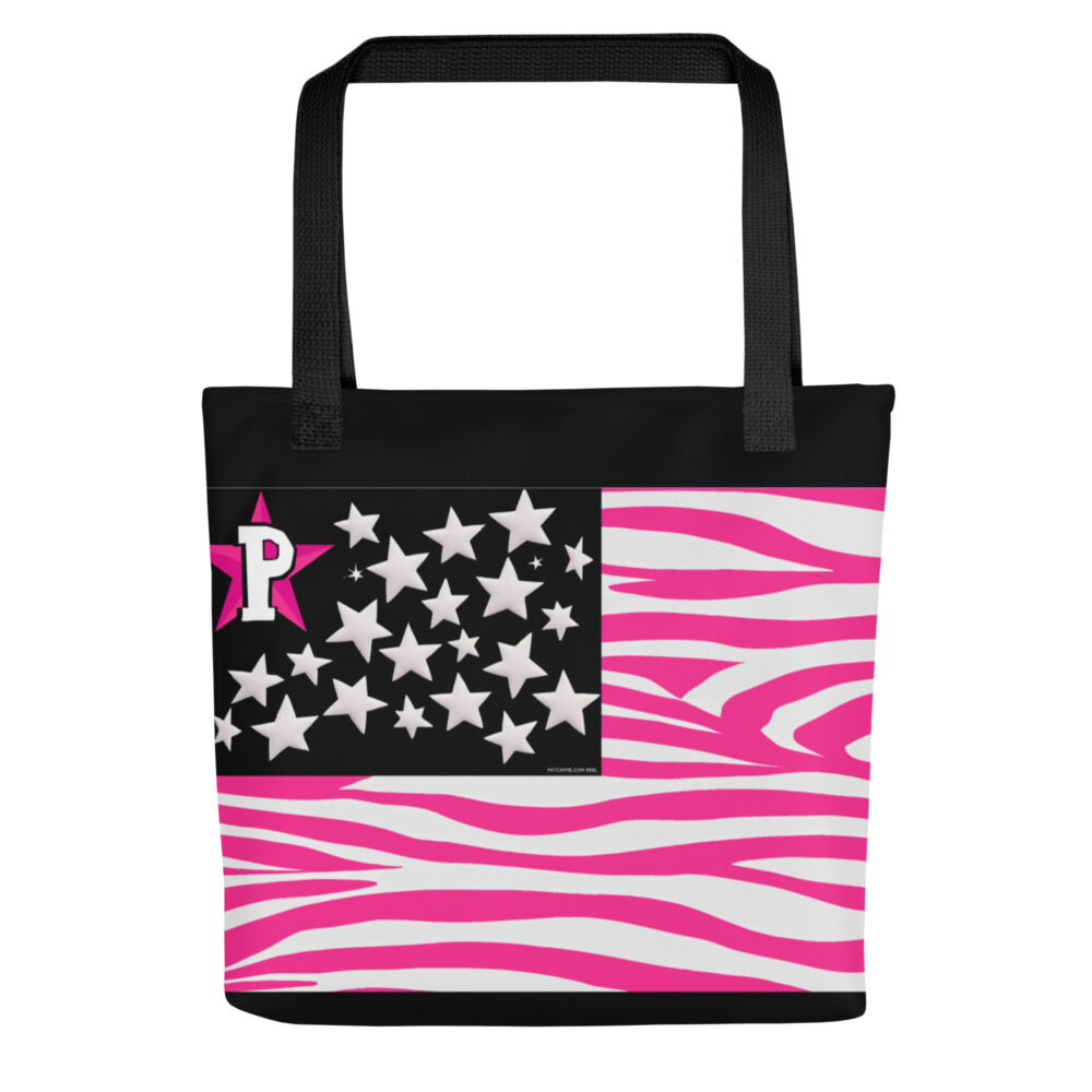 PATCHY FLAG TOTE BAG