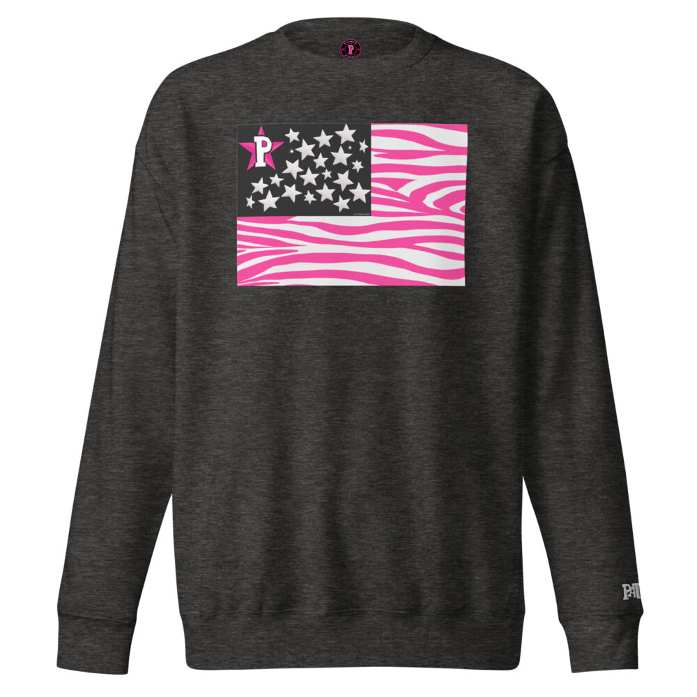 PATCHY FLAG UNISEX PREMIUM SWEATSHIRT - Image 3