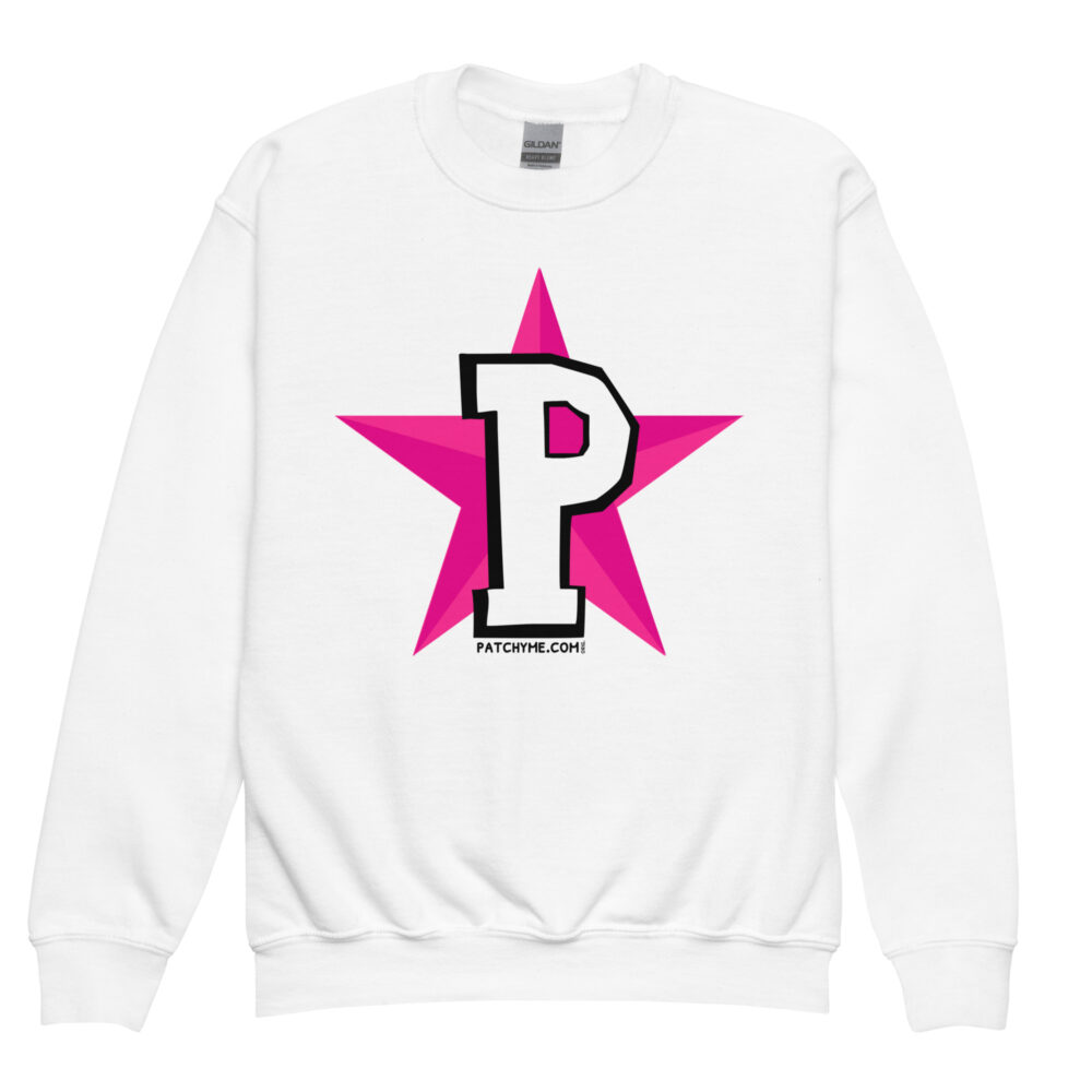 PATCHY STAR YOUTH CREWNECK SWEATSHIRT